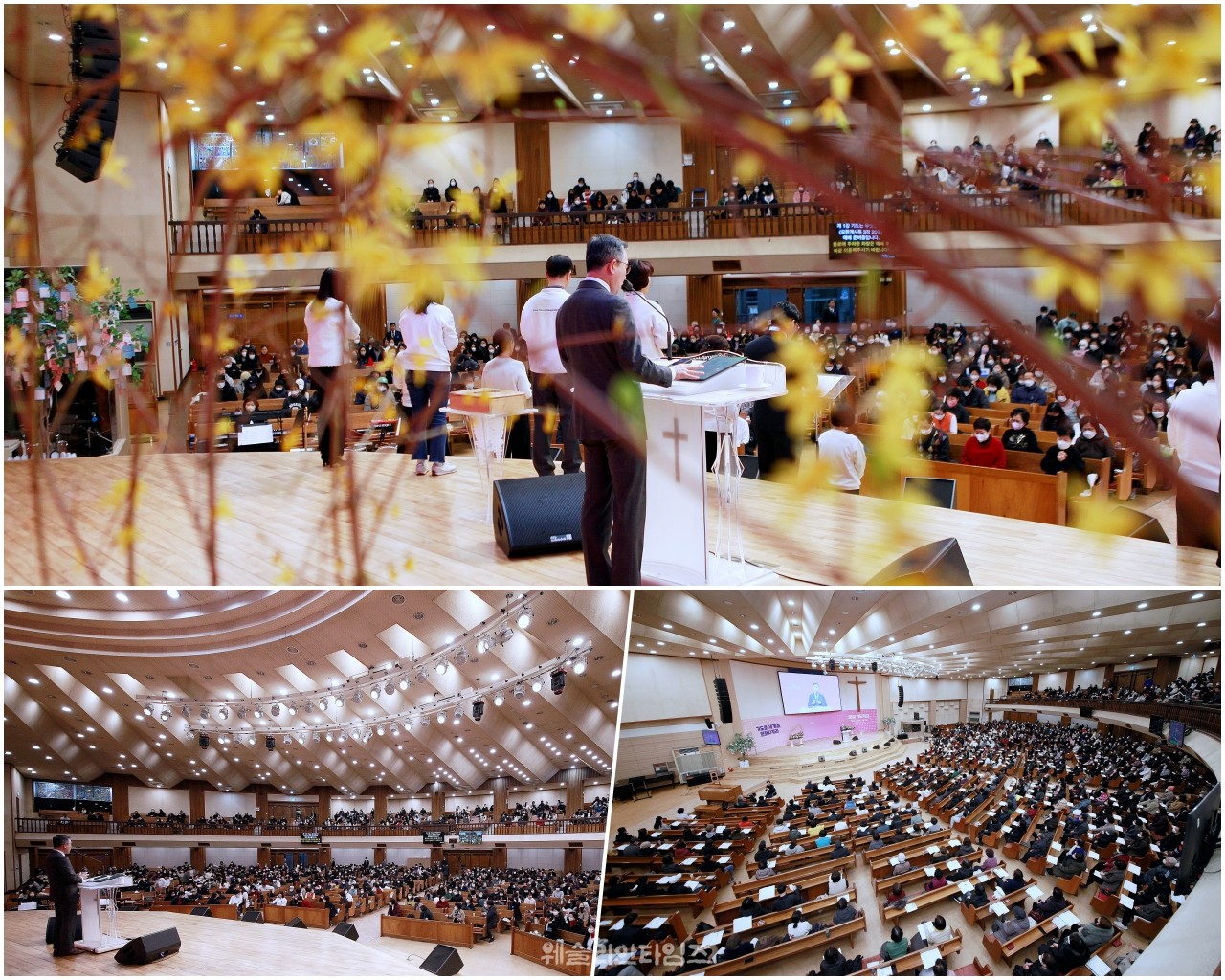 ▲ 대전 한빛교회 ‘2023 50일 기도학교’ 시작 첫날 모습