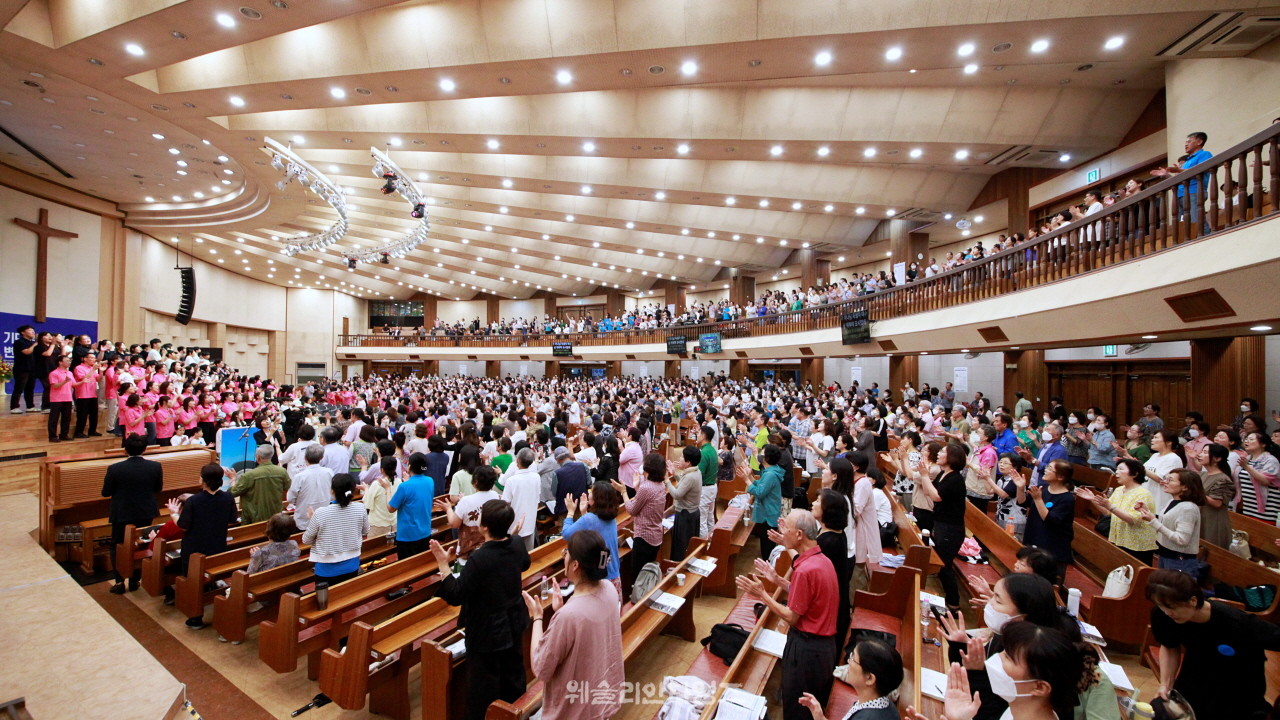 ▲대전 한빛교회 - ‘2023 기도컨퍼런스’ 세째날 저녁