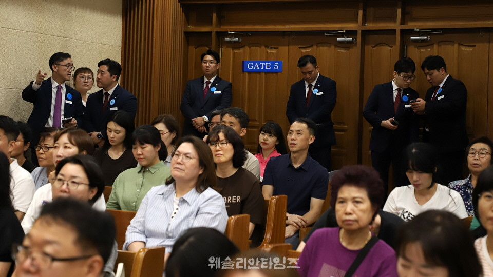 ▲2025 기도컨퍼런스가 열린 대전 한빛교회  첫날 8월 4일(월) 모습