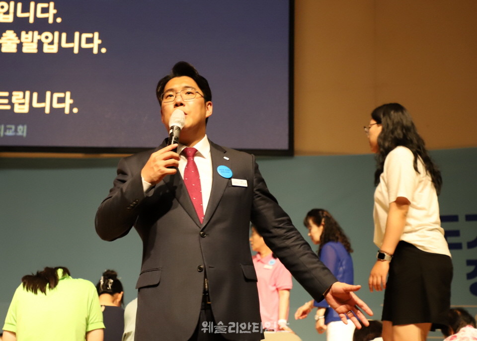 ▲2025 기도컨퍼런스가 열린 대전 한빛교회  첫날 8월 4일(월) 모습