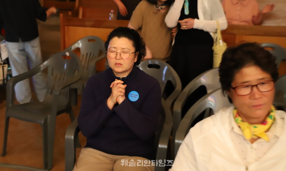 ▲2025 기도컨퍼런스가 열린 대전 한빛교회  첫날 8월 4일(월) 모습