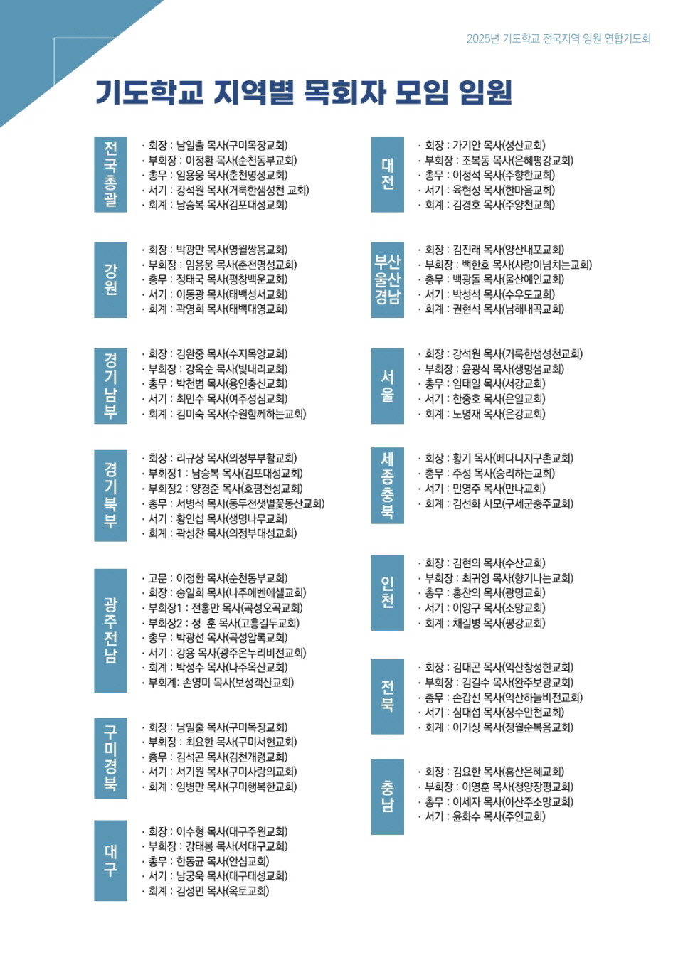 ▲2025 기도컨퍼런스가 열린 대전 한빛교회  첫날 8월 4일(월) 모습