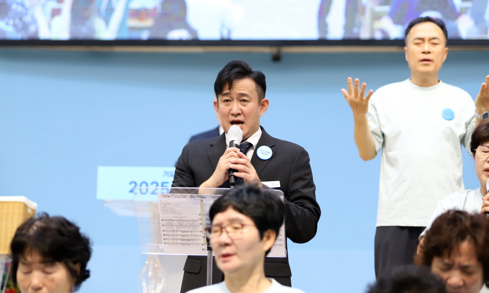 ▲2025 기도컨퍼런스가 열린 대전 한빛교회  둘째날 8월 5일(화) 모습