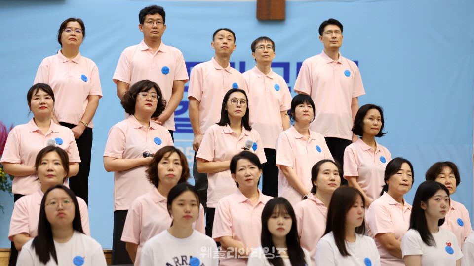 ▲2025 기도컨퍼런스가 열린 대전 한빛교회  둘째날 8월 5일(화) 모습