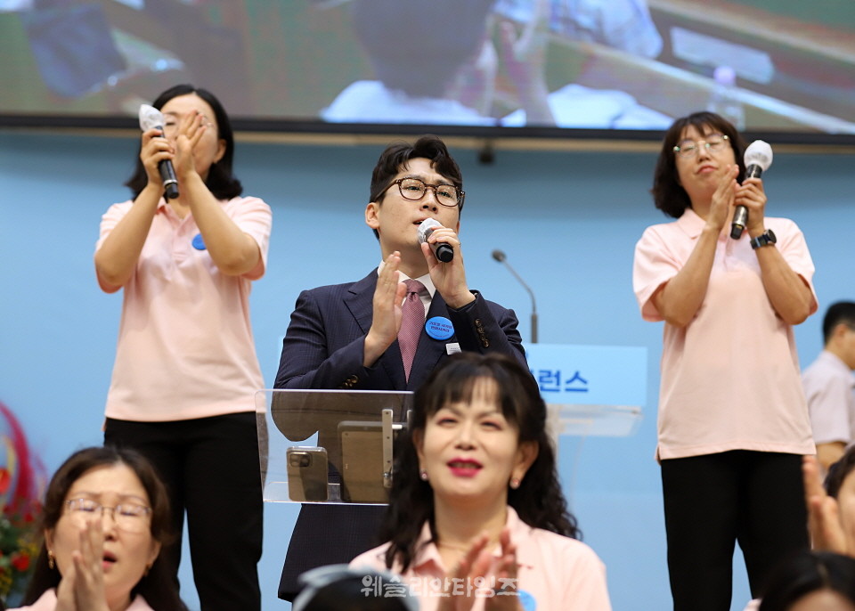 ▲2025 기도컨퍼런스가 열린 대전 한빛교회  둘째날 8월 5일(화) 모습
