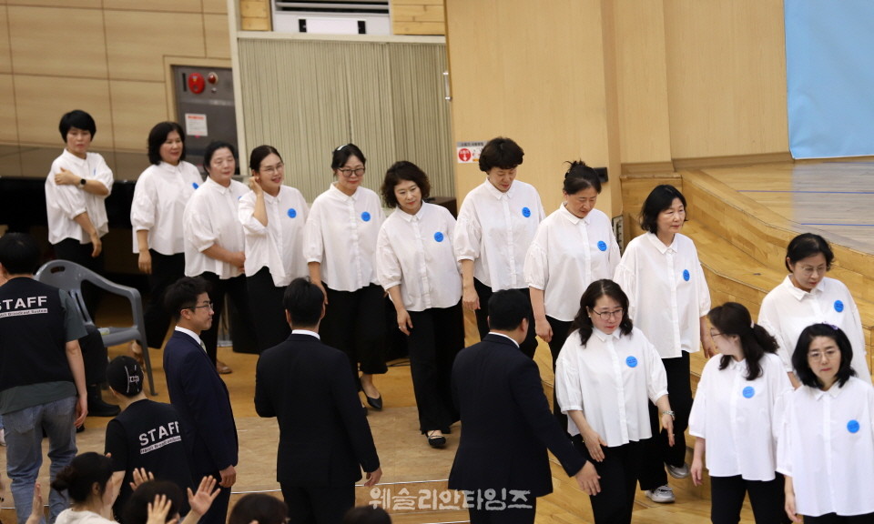 ▲2025 기도컨퍼런스가 열린 대전 한빛교회  둘째날 8월 5일(화) 모습