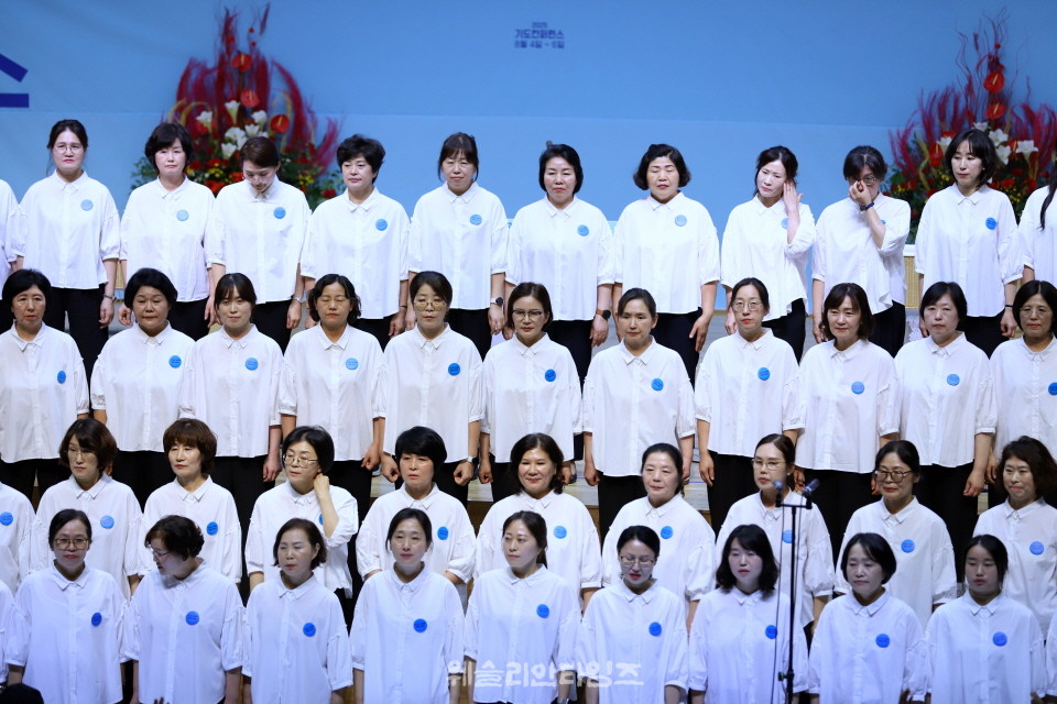 ▲2025 기도컨퍼런스가 열린 대전 한빛교회  둘째날 8월 5일(화) 모습