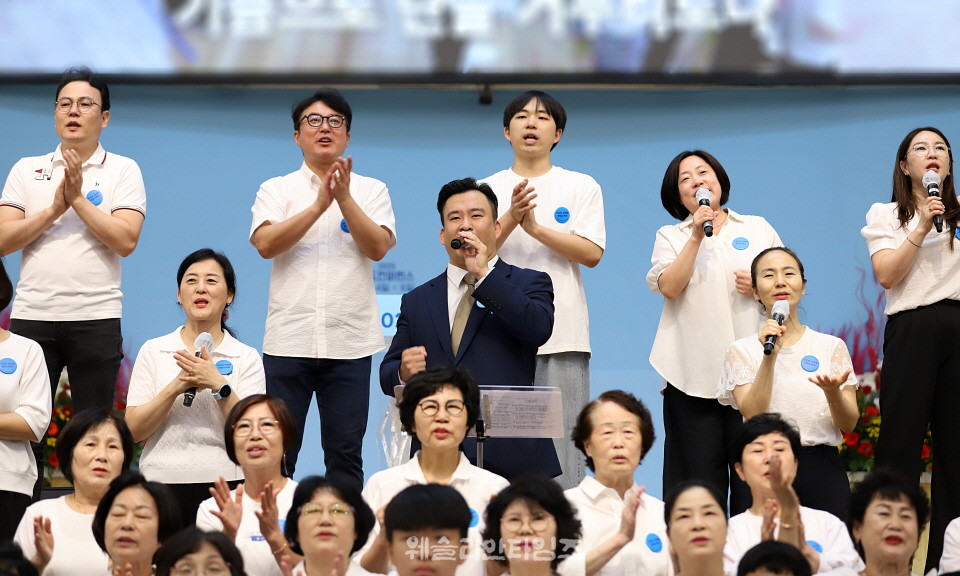 ▲2025 기도컨퍼런스가 열린 대전 한빛교회  세째날 8월 6일(수) 모습