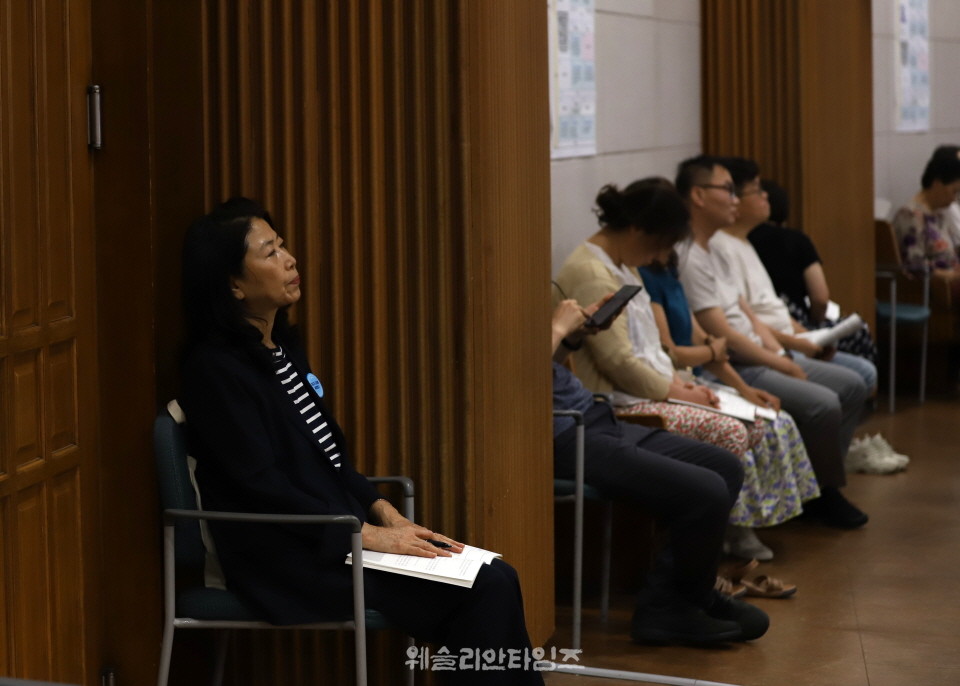 ▲2025 기도컨퍼런스가 열린 대전 한빛교회  세째날 8월 6일(수) 모습