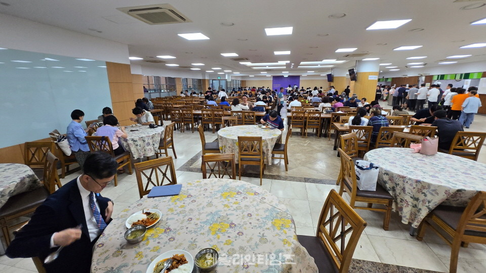 ▲2025 기도컨퍼런스가 열린 대전 한빛교회  세째날 8월 6일(수) 모습