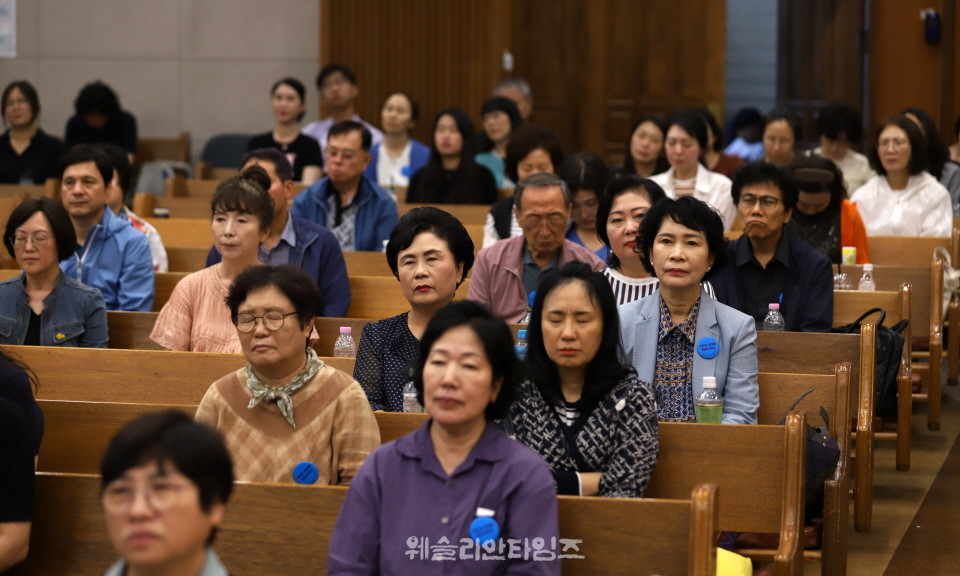 ▲2025 기도컨퍼런스가 열린 대전 한빛교회  세째날 8월 6일(수) 모습