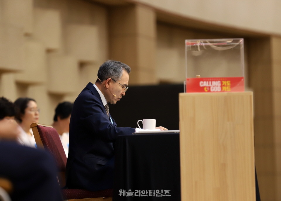 ▲2025 기도컨퍼런스가 열린 대전 한빛교회  세째날 8월 6일(수) 모습