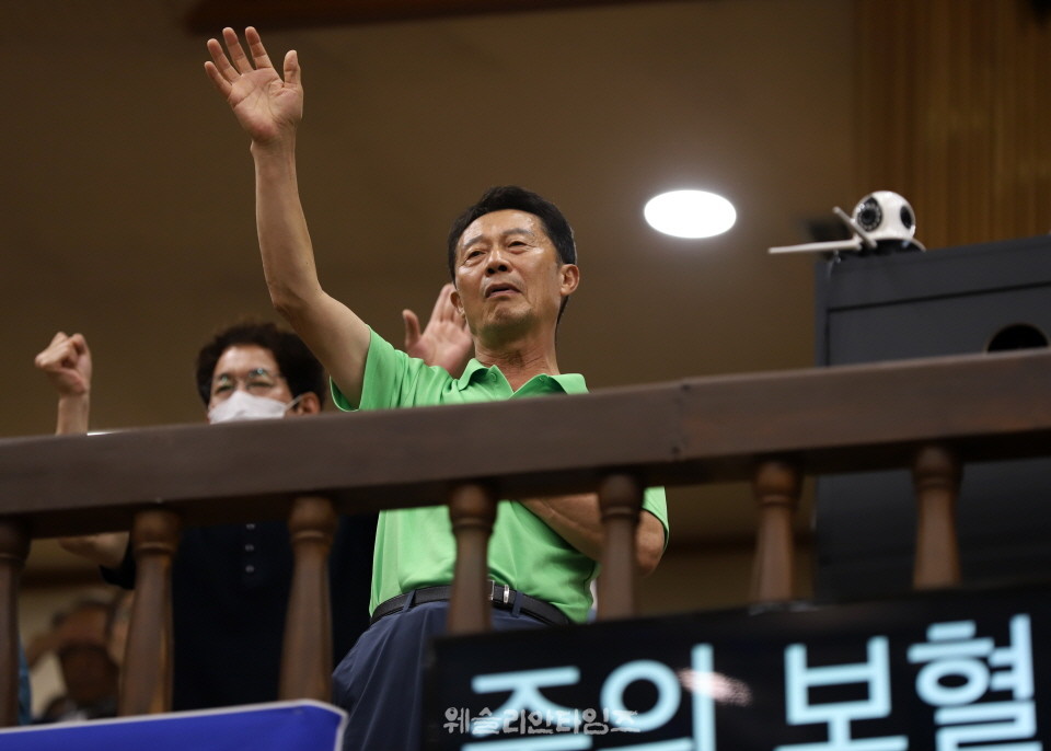 ▲2025 기도컨퍼런스가 열린 대전 한빛교회  세째날 8월 6일(수) 모습