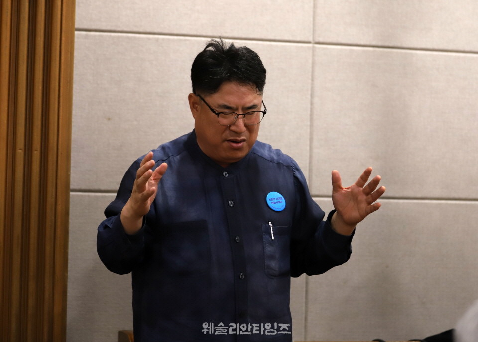 ▲2025 기도컨퍼런스가 열린 대전 한빛교회  세째날 8월 6일(수) 모습