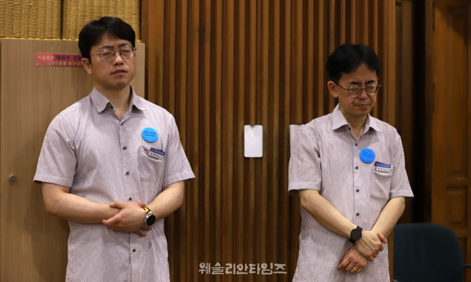 ▲2025 기도컨퍼런스가 열린 대전 한빛교회  세째날 8월 6일(수) 모습