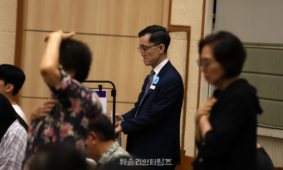 ▲2025 기도컨퍼런스가 열린 대전 한빛교회  세째날 8월 6일(수) 모습