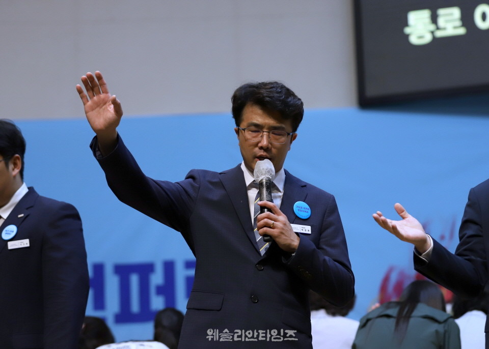 ▲2025 기도컨퍼런스가 열린 대전 한빛교회  세째날 8월 6일(수) 모습