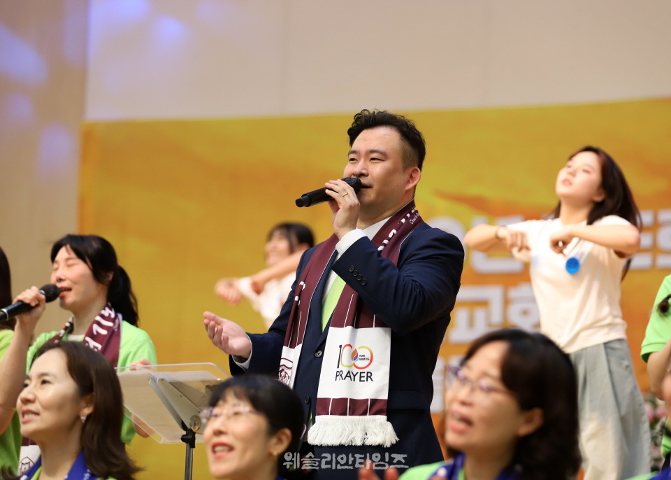 ▲‘100년 기도운동 24시간 기도성회’ 대전 한빛감리교회