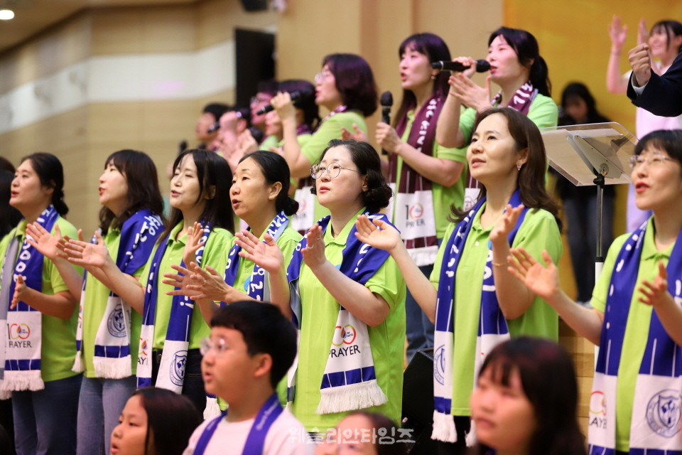 ▲‘100년 기도운동 24시간 기도성회’ 대전 한빛감리교회