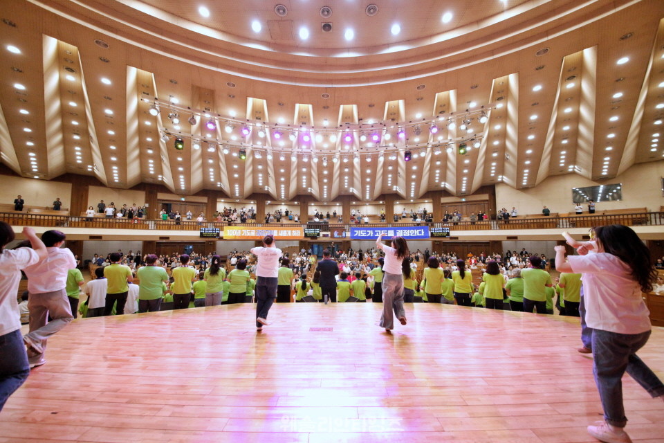 ▲‘100년 기도운동 24시간 기도성회’ 대전 한빛감리교회