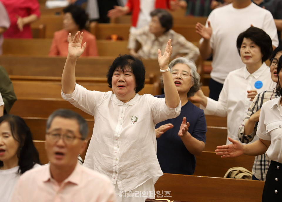 ▲‘100년 기도운동 24시간 기도성회’ 대전 한빛감리교회