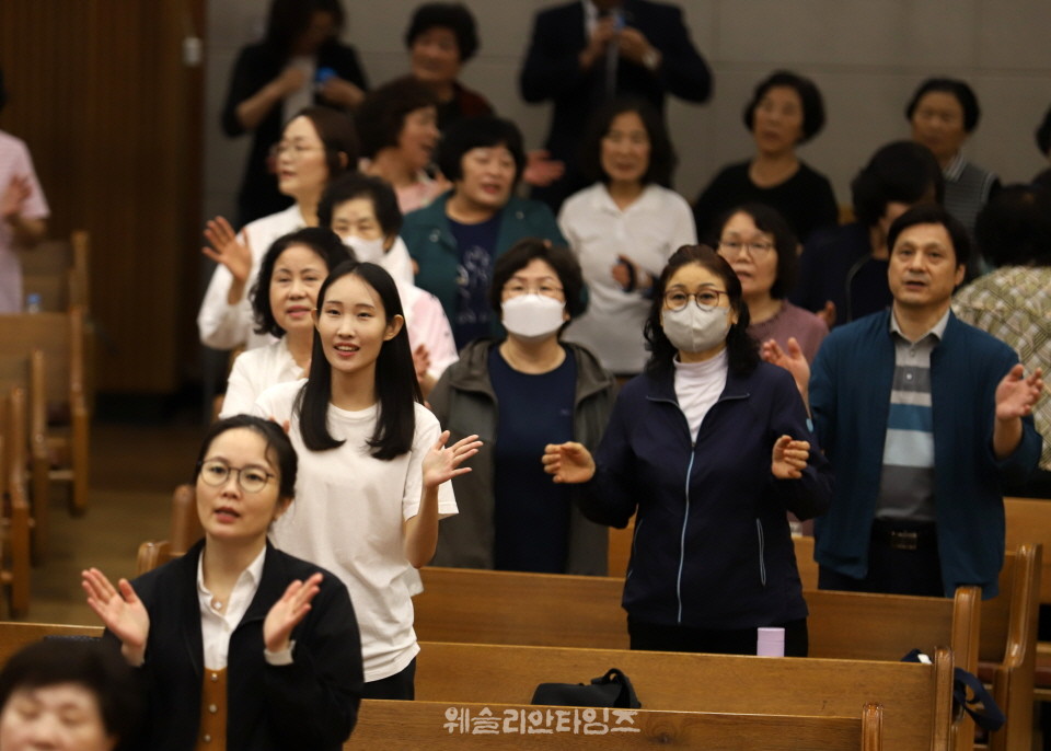 ▲‘100년 기도운동 24시간 기도성회’ 대전 한빛감리교회