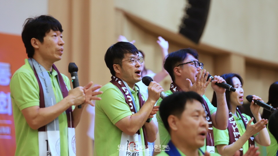 ▲‘100년 기도운동 24시간 기도성회’ 대전 한빛감리교회