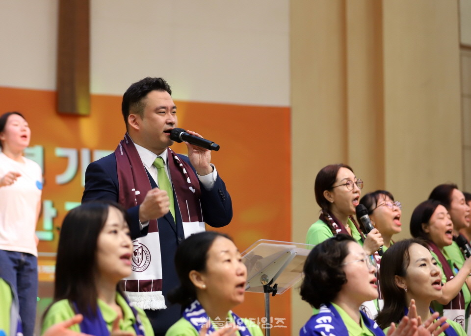 ▲‘100년 기도운동 24시간 기도성회’ 대전 한빛감리교회