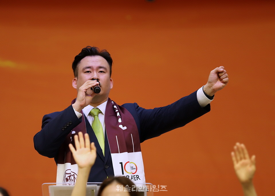 ▲‘100년 기도운동 24시간 기도성회’ 대전 한빛감리교회