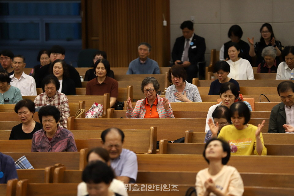 ▲‘100년 기도운동 24시간 기도성회’ 대전 한빛감리교회