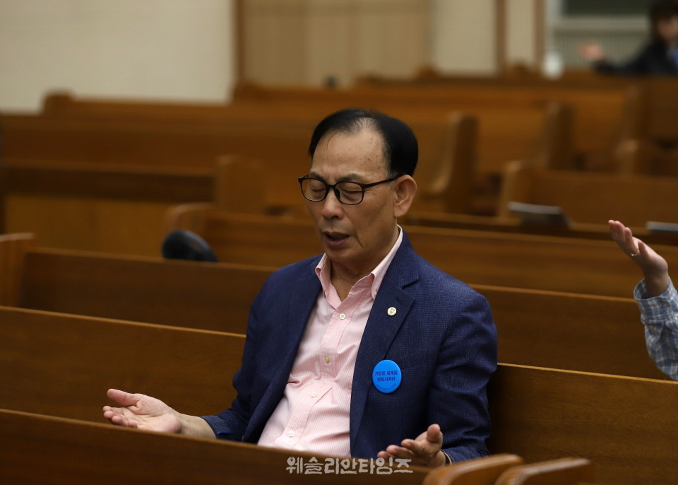 ▲‘100년 기도운동 24시간 기도성회’ 대전 한빛감리교회