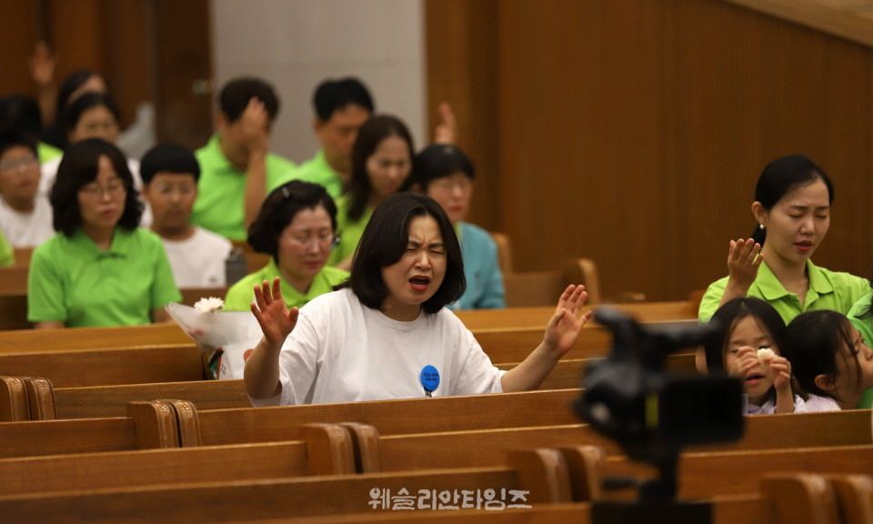 ▲‘100년 기도운동 24시간 기도성회’ 대전 한빛감리교회