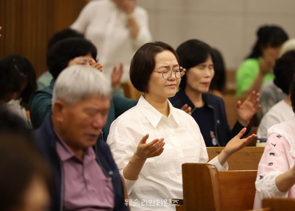 ▲‘100년 기도운동 24시간 기도성회’ 대전 한빛감리교회