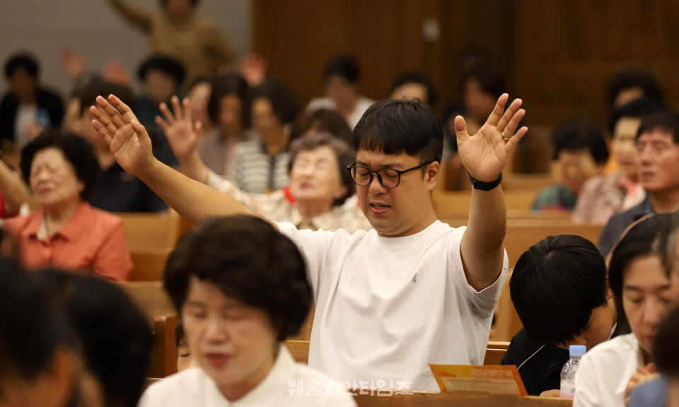 ▲‘100년 기도운동 24시간 기도성회’ 대전 한빛감리교회