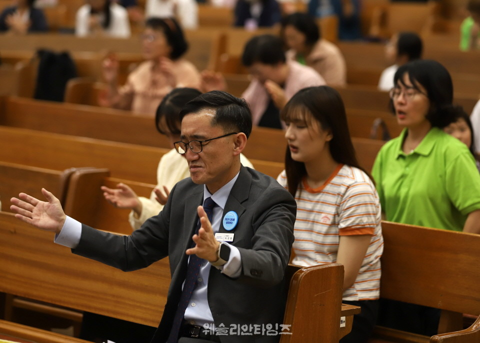 ▲‘100년 기도운동 24시간 기도성회’ 대전 한빛감리교회