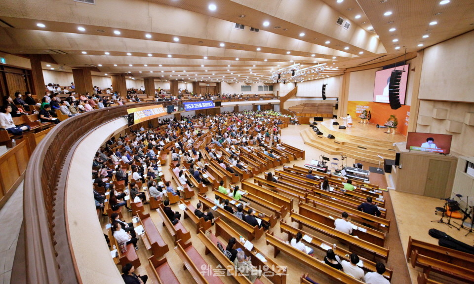 ▲‘100년 기도운동 24시간 기도성회’ 대전 한빛감리교회