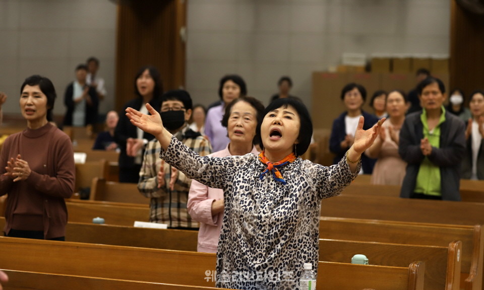 ▲‘100년 기도운동 24시간 기도성회’ 대전 한빛감리교회