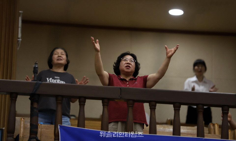 ▲‘100년 기도운동 24시간 기도성회’ 대전 한빛감리교회