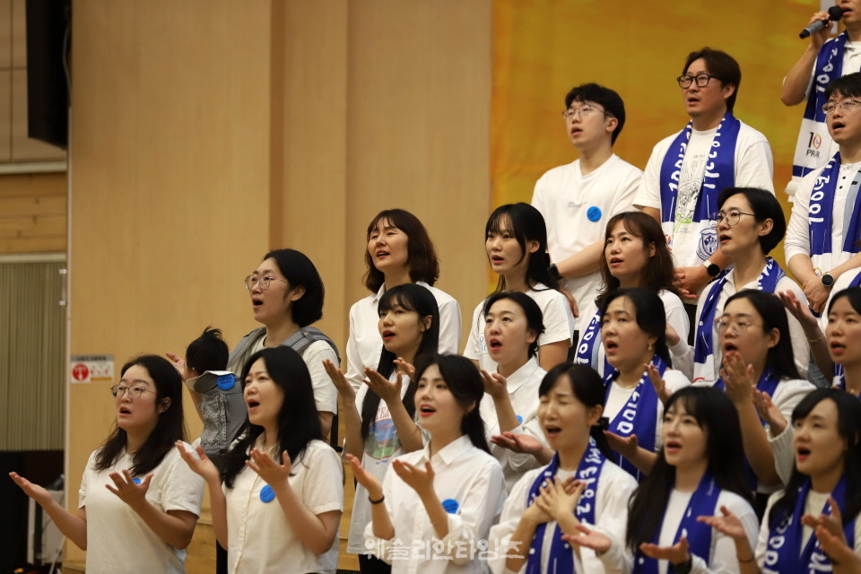 ▲‘100년 기도운동 24시간 기도성회’ 대전 한빛감리교회