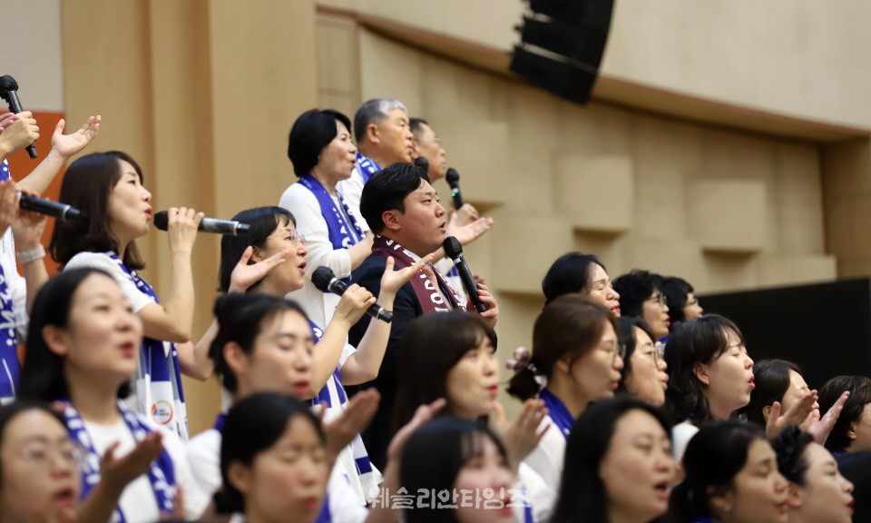 ▲‘100년 기도운동 24시간 기도성회’ 대전 한빛감리교회