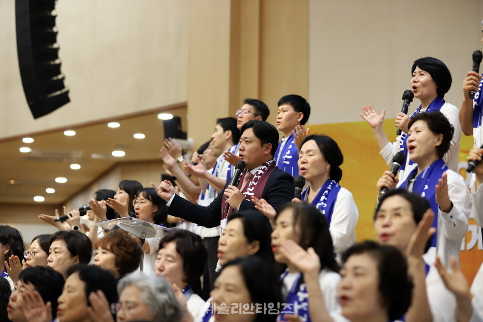 ▲‘100년 기도운동 24시간 기도성회’ 대전 한빛감리교회