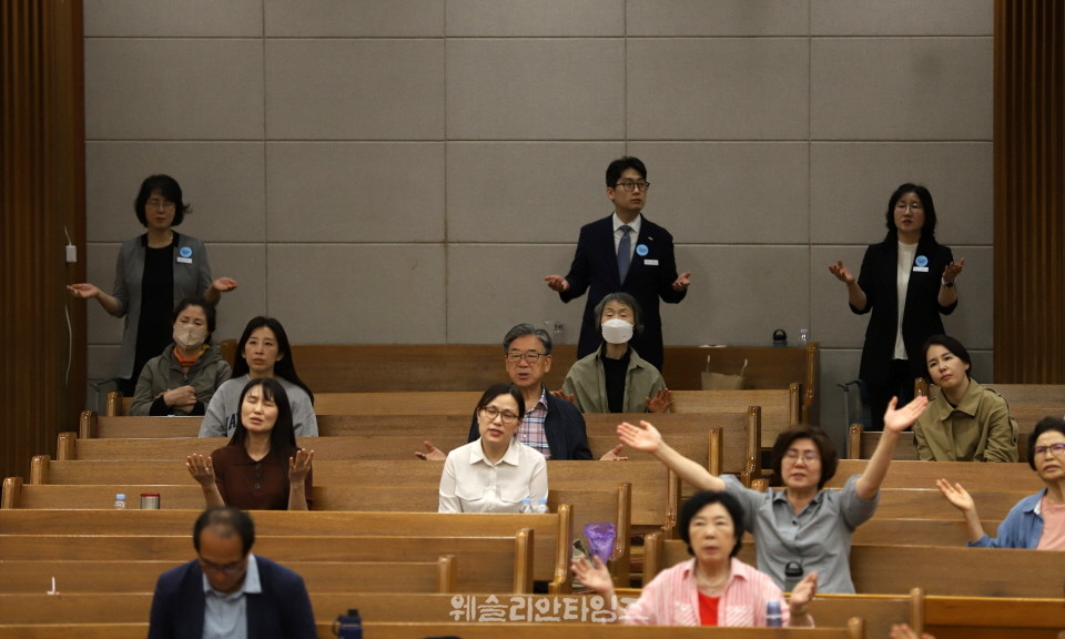 ▲‘100년 기도운동 24시간 기도성회’ 대전 한빛감리교회