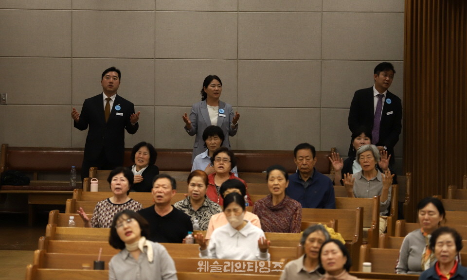 ▲‘100년 기도운동 24시간 기도성회’ 대전 한빛감리교회