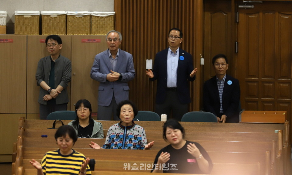 ▲‘100년 기도운동 24시간 기도성회’ 대전 한빛감리교회