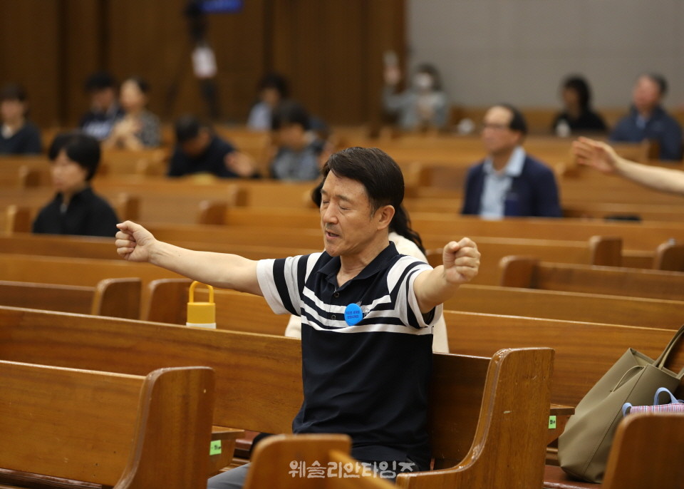 ▲‘100년 기도운동 24시간 기도성회’ 대전 한빛감리교회