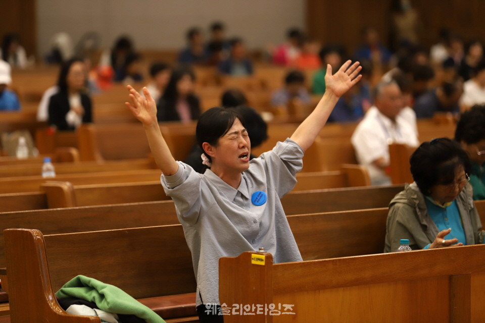 ▲‘100년 기도운동 24시간 기도성회’ 대전 한빛감리교회