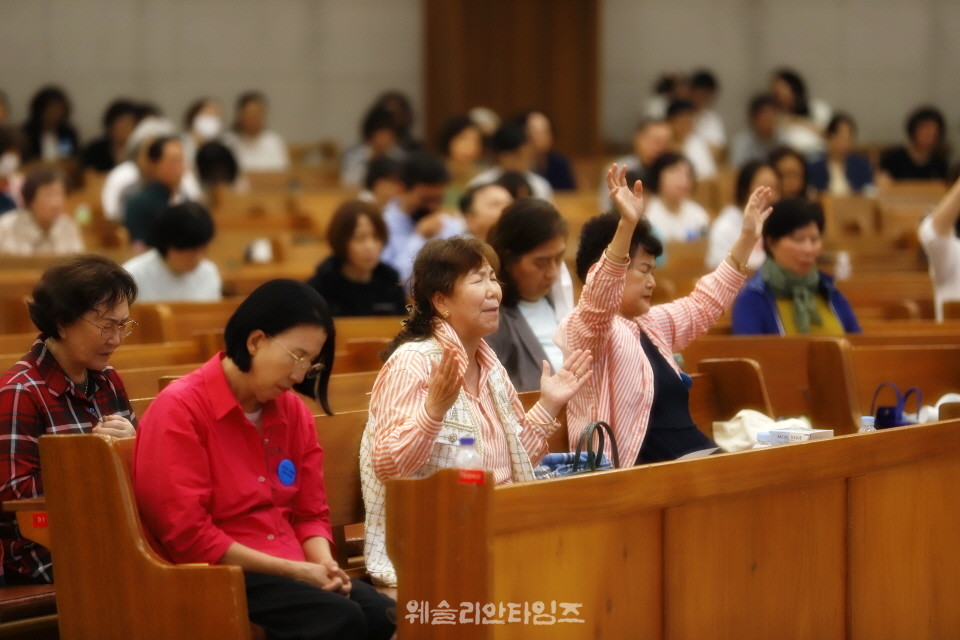 ▲‘100년 기도운동 24시간 기도성회’ 대전 한빛감리교회