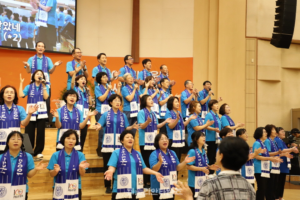 ▲‘100년 기도운동 24시간 기도성회’ 대전 한빛감리교회