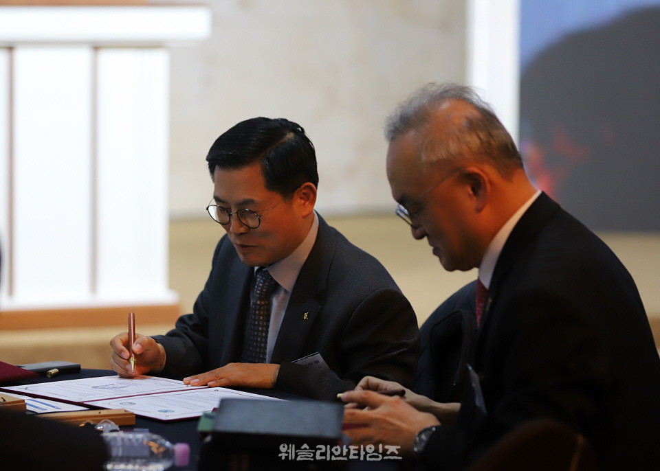 ▲기독교대한감리회, ‘의료선교 협력의 밤’  업무 협약식