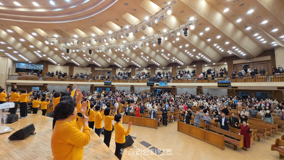 ▲‘2026 50일 기도학교’ 마지막 날 모습